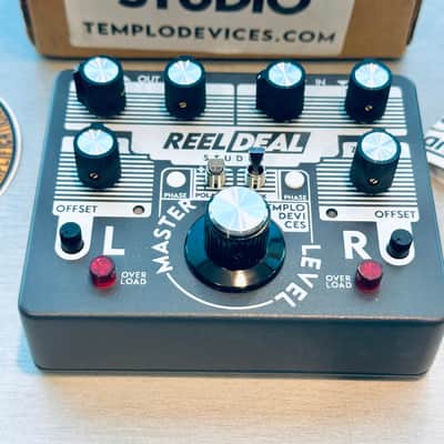 Templodevices Templo Devices Reel Deal Studio Stereo Analog Dual Mono Overdrive Saturation Vibrato Phaser image 2