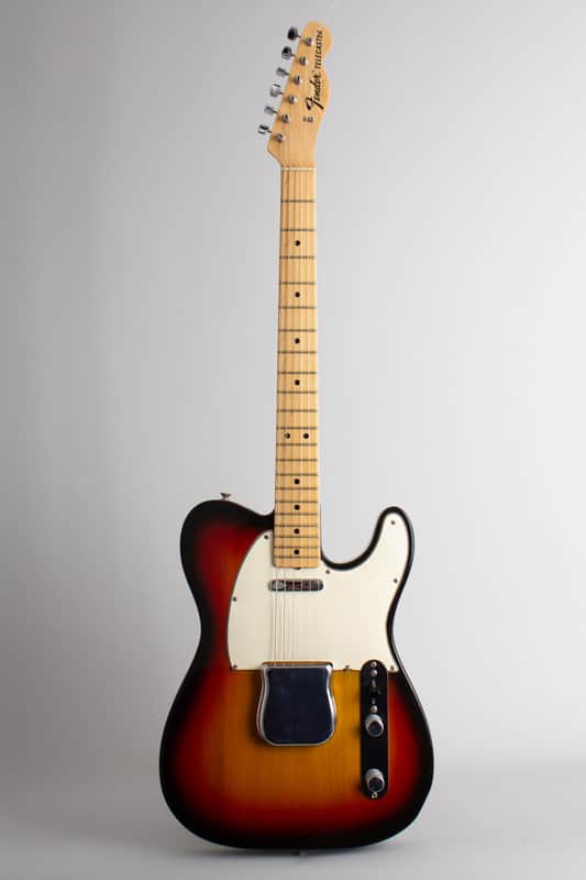 Fender  Telecaster Solid Body Electric Guitar (1968), ser. #263022, original black tolex hard shell case. image 1