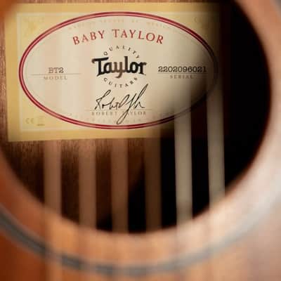 Taylor BT2 Baby Taylor Acoustic Guitar with Gig Bag image 13