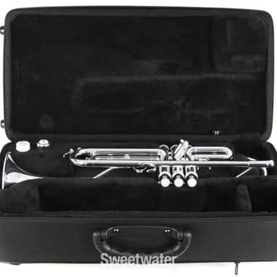 Yamaha YTR-4335GSII Intermediate Bb Trumpet - Silver Plated & Gold Brass Bell image 12
