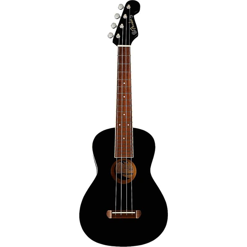Fender Avalon Tenor Ukulele - Regular Black image 1