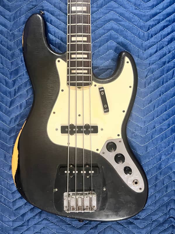 Fender Jazz Bass with Rosewood Fretboard 1971 - Black image 1