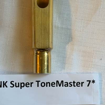 Otto Link "Super Tone Master" Otto Link Super Tone Master Tenor Saxophone 7* Mouthpiece 1960s - 1990s - Gold Bell Metal image 3