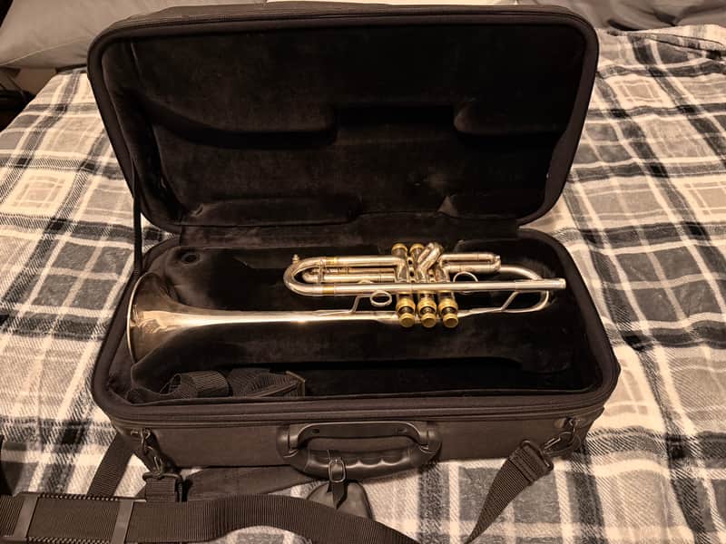 Carol Brass C Trumpet - Silver image 1
