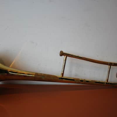 Bach TB301 Student Model Tenor Trombone 2010s - Clear-Lacquered Brass image 13