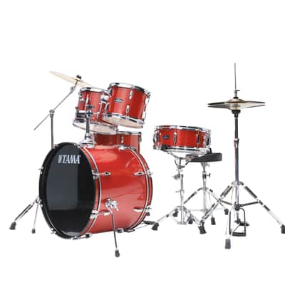 Tama Stagestar Drum Kit Inc Hardware And Cymbals, Candy Red Sparkle ST50H5Z-CDS image 2