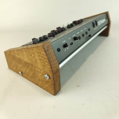 Roland Boutique SH-01R Real Oak Wood Stand Side panel Monophonic Synthesizer Wooden Stand image 2