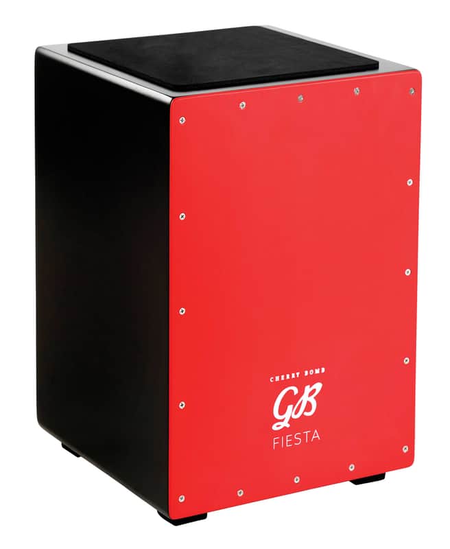 Gon Bops Fiesta "Cherry Bomb" Cajon image 1