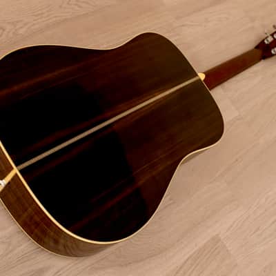 1984 Tokai Cats Eyes TCM-50V Vintage Herringbone Dreadnought Acoustic Guitar w/ Case, Japan image 17