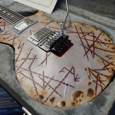 ESP E-II RZK-II EC Distressed & Burnt 6-String Electric Guitar w/ Case image 5