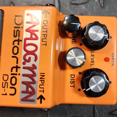 Boss DS-1 Distortion Modded Analogman Pro/Midrange Knob Mod MIT Taiwan Mids image 3