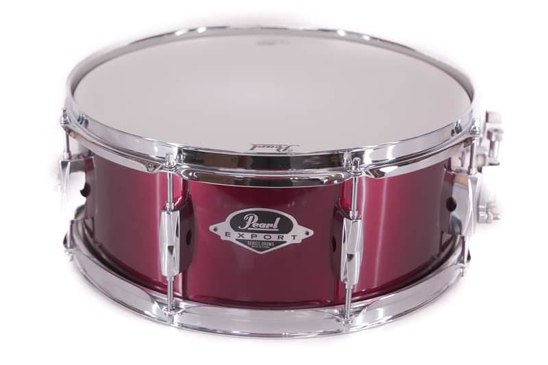 Pearl Export Standard 14" x 5.5" Snare Drum – Wine Red – Excellent image 1