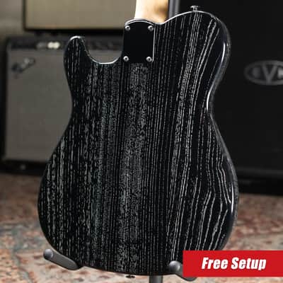 PRS SE NF53 Electric Guitar - Black Doghair with Gig Bag image 2