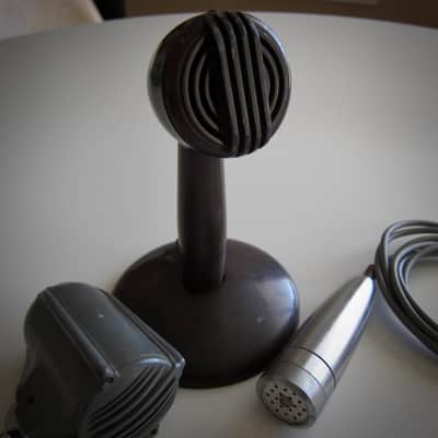 Astatic & Magnatone Microphones (3) Circa 1950s-1960s-Grey Silver & Brown image 1
