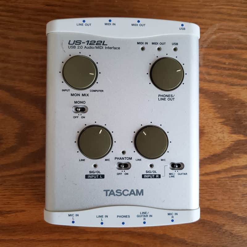 TASCAM US-122L USB Audio Interface image 1