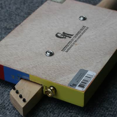 Four Kicks Mule Kick 2023 Edition Acoustic Cigar Box Ukulele by D-Art Homemade Guitar Co. image 8