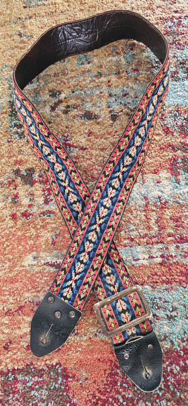 Unbranded Ace style Woven Hooenanny guitar strap #4 image 1
