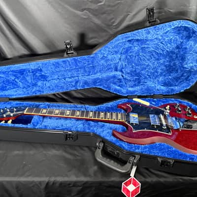 Vintage 1968 Gibson SG Standard "Large Guard" with Maestro Vibrola - Cherry w/OHSC image 3
