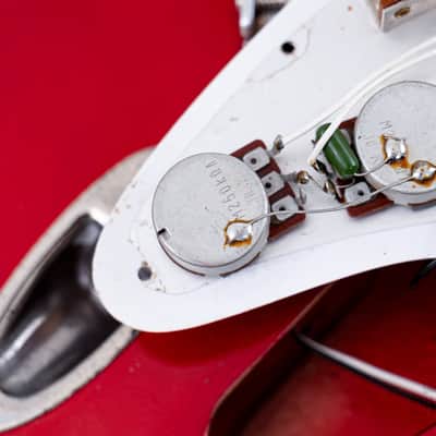1983 Fender Stratocaster '62 Vintage Reissue JV ST62-65 Candy Apple Red 100% Original, Japan MIJ Fujigen image 21