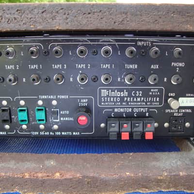 McIntosh C32 Preamplifier + L-52A Case - Pro Serviced 100% Functional image 11