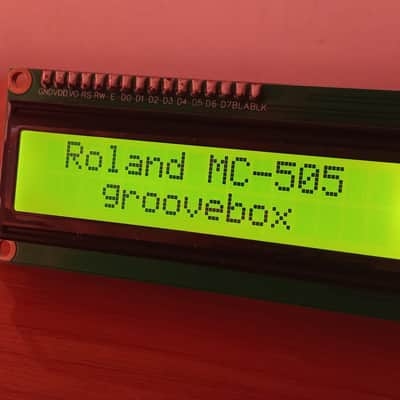 Roland MC 505 - New green display