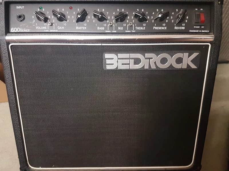 90's BEDROCK 600 TUBE COMBO AMP - made in USA image 1