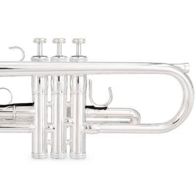 S.E. Shires Q10S Q-Series Professional Bb Trumpet in Silver Plate SN Q16482 image 7