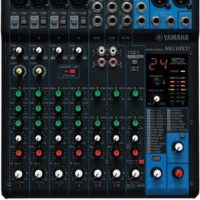 Yamaha MG10XU 10-Channel Analog Mixer New - Black image 1