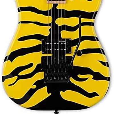 Mint ESP LTD George Lynch GL-200MT Electric Guitar, Yellow Tiger Stripes Finish image 1