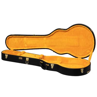 Gibson Lifton Historic Hardshell Case Les Paul Black/Goldenrod image 2