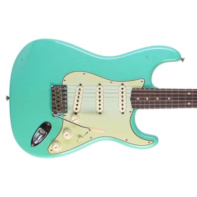 Fender Custom Shop Limited Edition 1959 Journeyman Stratocaster Super Faded Sea Foam Green image 1