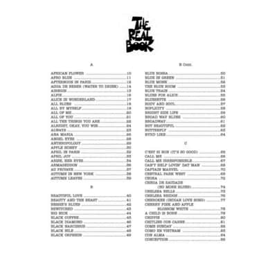 The Real Book - Volume I, C Edition image 3