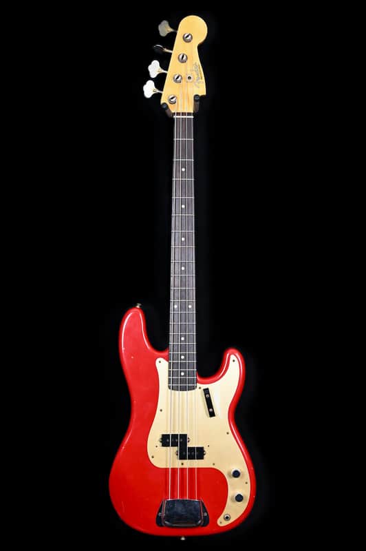 Fender Custom Shop LTD Precision Bass from 2021 in Dakota Red with original Hardcase image 1
