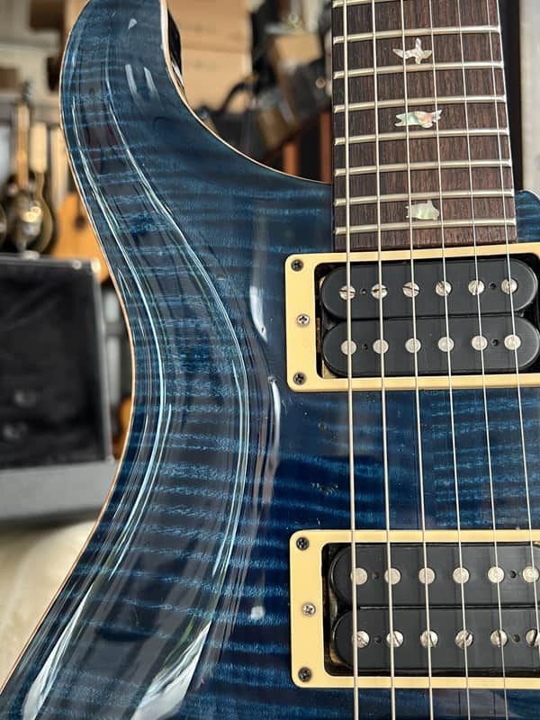 PRS 20th Anniversary Custom 24 10-Top Whale Blue 2005 | Reverb