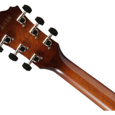 Used Ibanez AE340FMHMHS Grand Auditorium A/E Guitar - Mahogany Sunburst image 5