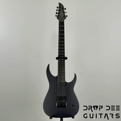 Schecter Diamond Series Keith Merrow KM-7 MK-III EX 7-String Baritone Electric Guitar - Satin Black Open Pore image 2