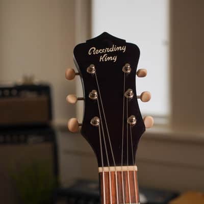 Recording King Dirty 37 Series Rubber Bridge Acoustic Guitar image 6
