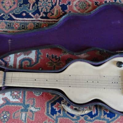 Vintage 1937 All Original Rickenbacher Model 59 metal Lap Steel w Case image 1