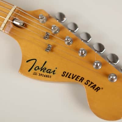 1981 Tokai Silver Star Vintage MIJ 70's Large headstock Stratocaster Type - Special Order Color/Lake Placid Blue image 15
