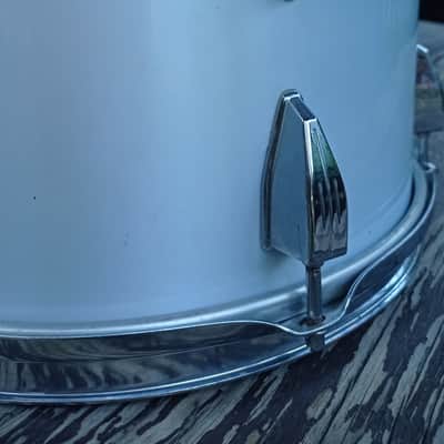 Tama Japan RARE Swingstar Tom 12" Red badge 1983 - Metallic white image 7