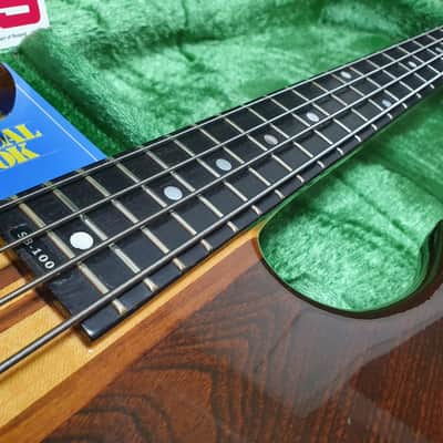 EXTREMELY RARE Lefty 1980 Aria Pro SB1000 Walnut Japan Vintage High End Left Handed Electric Bass SB-1000WA image 7