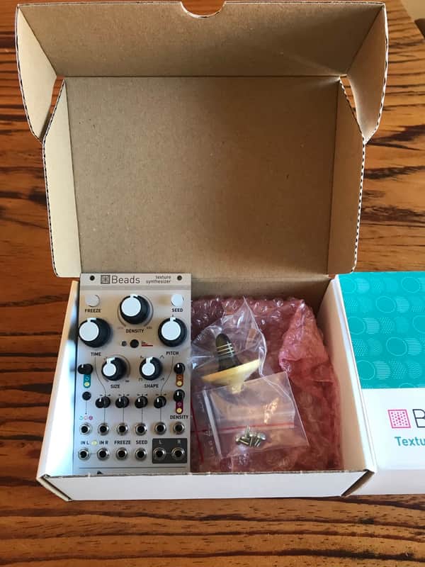 Mutable Instruments Beads Texture Synthesizer 2022 - Aluminum image 1