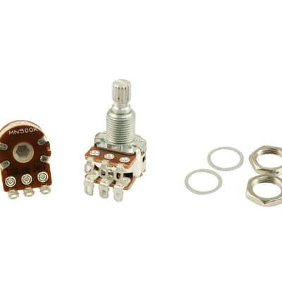 Bourns Blend/Balance Pot Mini With Center Detent Metric Shaft 500K Mn Taper