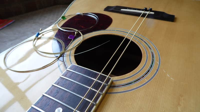 Acoustic W92 WOODS pro standard guitar, with full set up on new strings image 1
