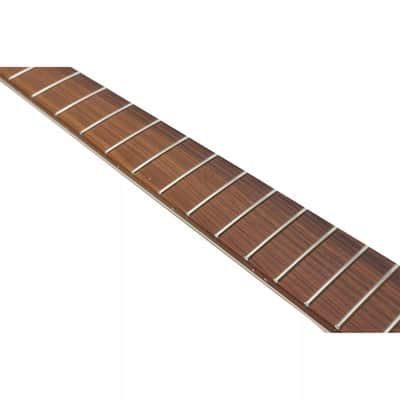 Ibanez-Style 24 Fret Baritone Guitar Neck, Maple & Rosewood Fretboard image 4