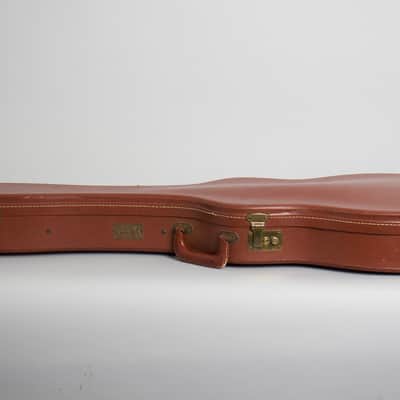 Guild  Aristocrat M-75 Thinline Hollow Body Electric Guitar (1956), ser. #3390, original brown hard shell case. image 11