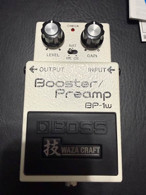 Boss BP-1W Booster / Preamp Waza Craft 2023 - Present - White