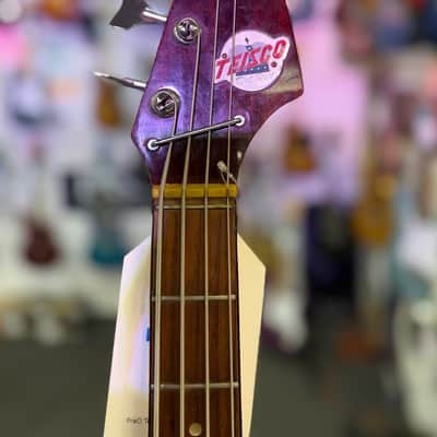 Teisco Shark Fin Bass Made In Japan, Burst Vintage '60s- Pre Owned image 22
