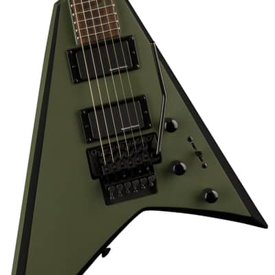 Jackson X SERIES RHOADS RRX24 2023 - Matte Army Drab with Black Bevels image 3