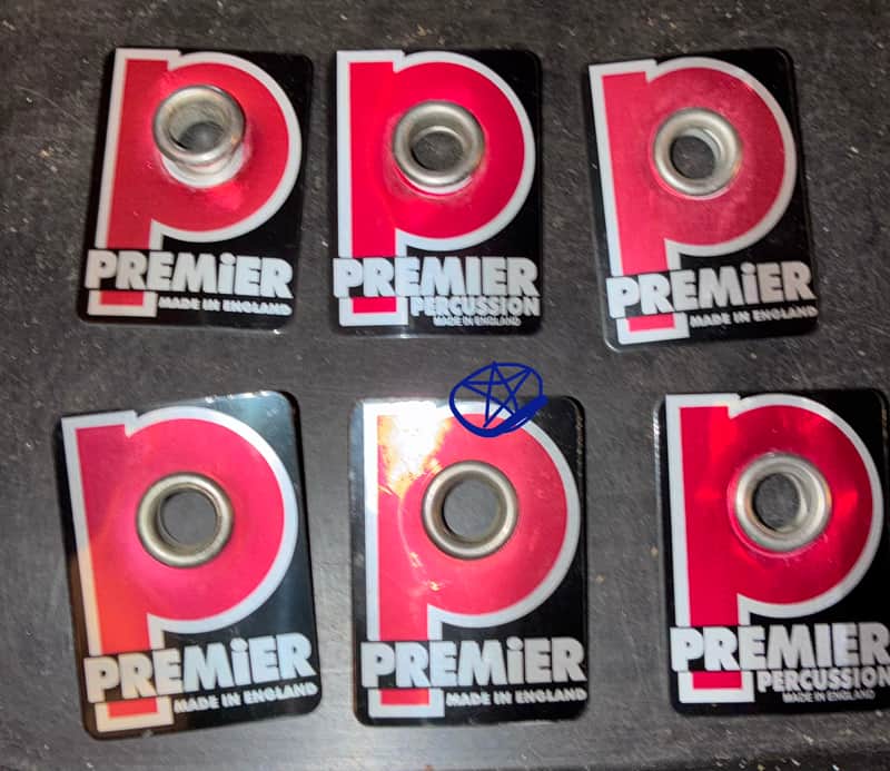 Premier 6 Drum Badge 1970s image 1